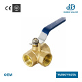 High Quality 1/2′′-1′′ Inch 3 Way Brass Ball Valve (three way) with Ce